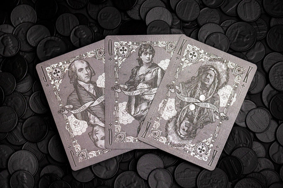 Black Reserve Note Playing Cards by Kings Wild Project