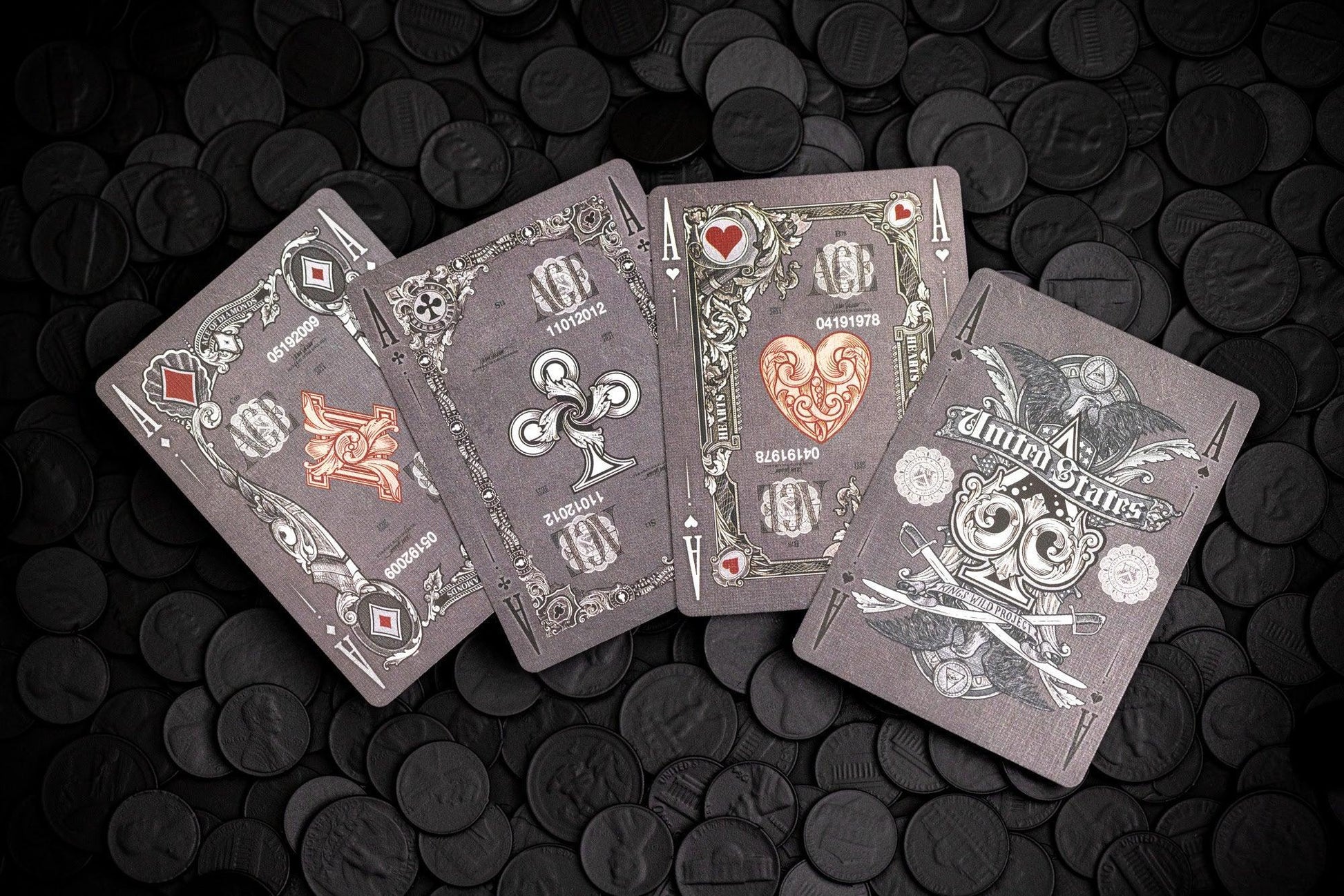 Black Reserve Note Playing Cards by Kings Wild Project