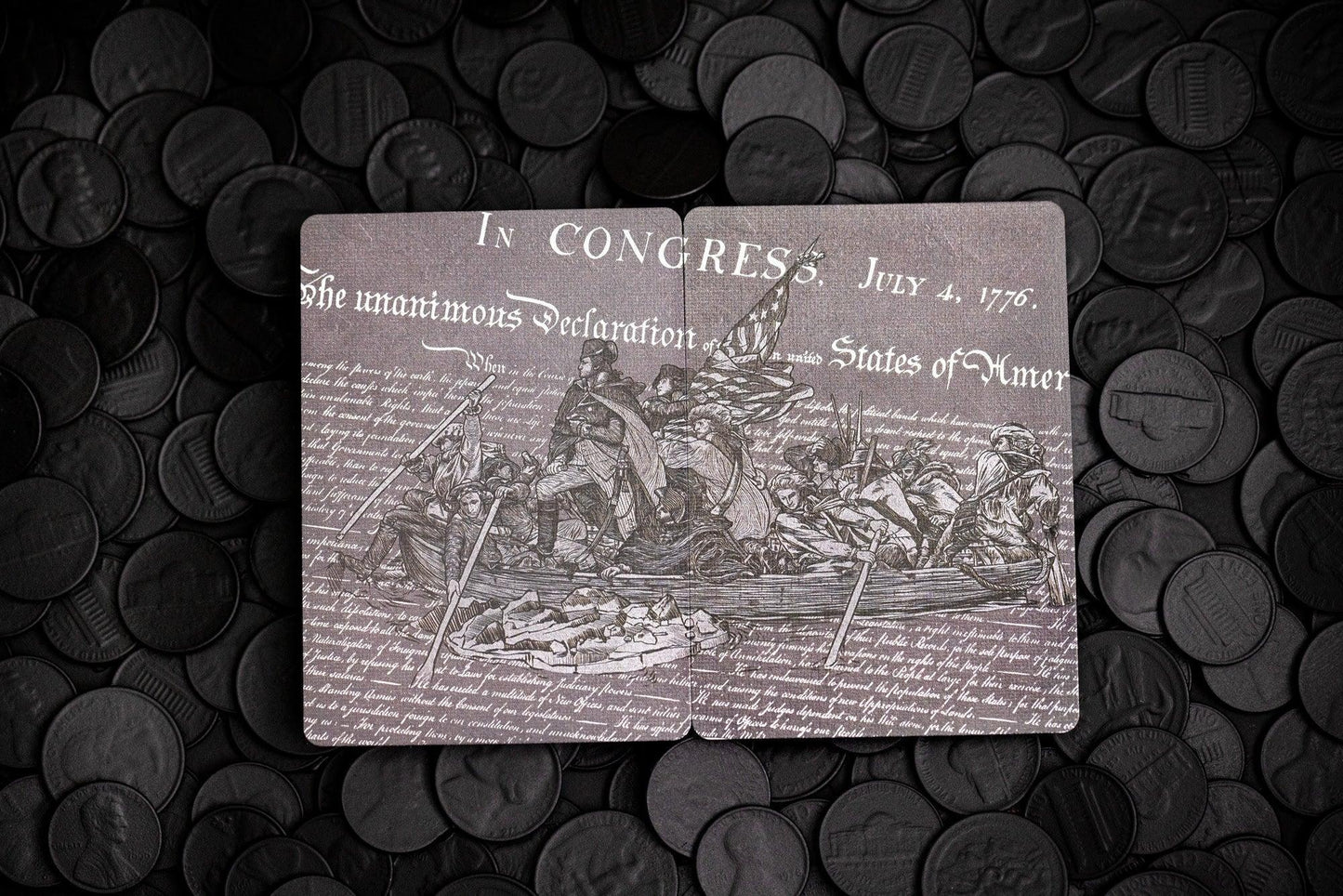Black Reserve Note Playing Cards by Kings Wild Project