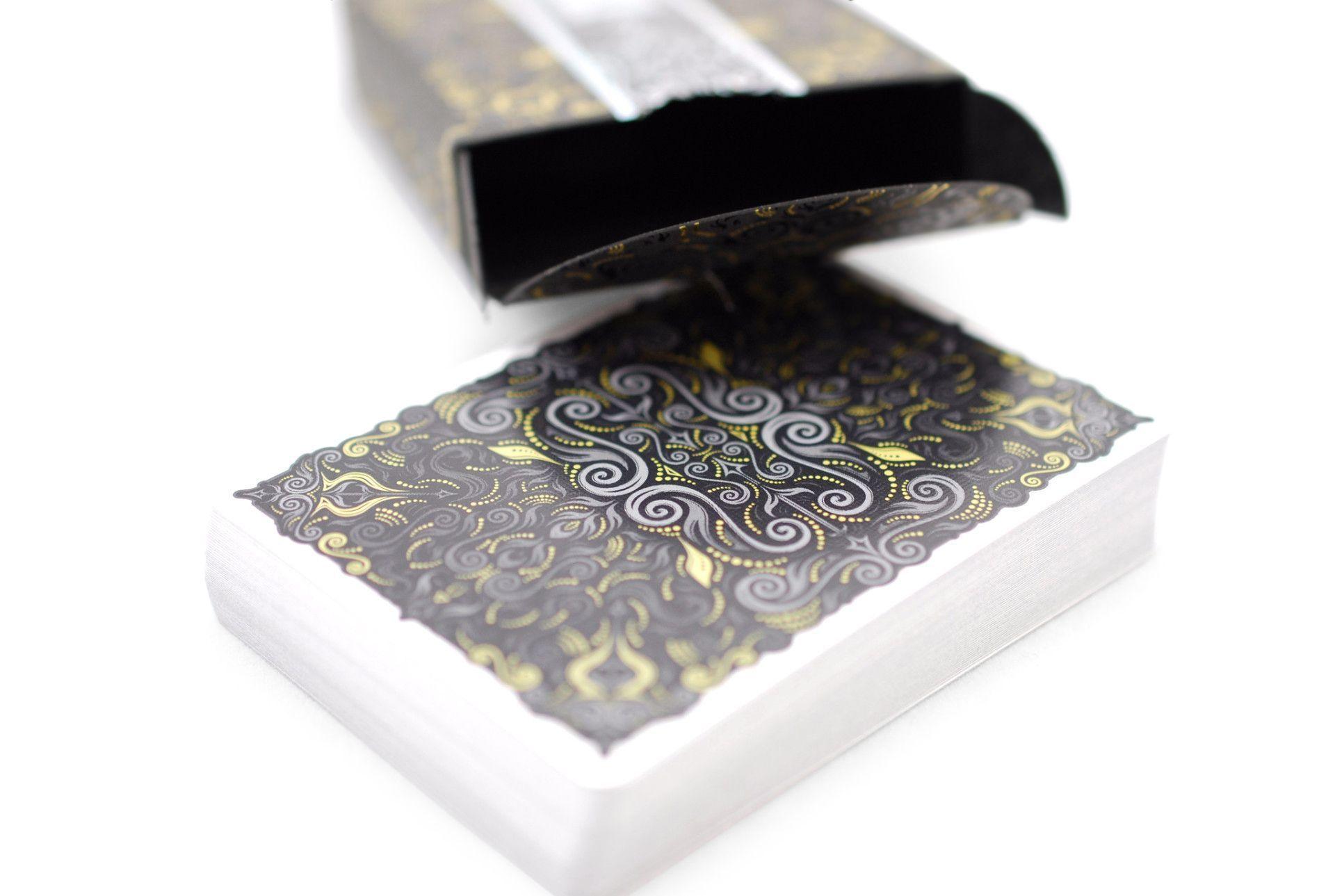 V2 LUXX® Shadow Edition Gold Playing Cards by LUXX