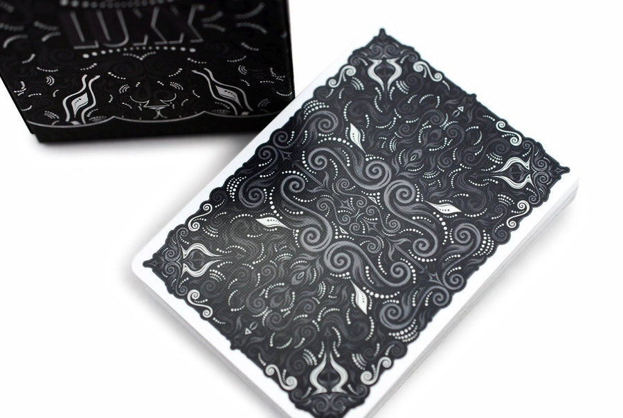 V2 LUXX® Shadow Edition Silver Playing Cards by LUXX