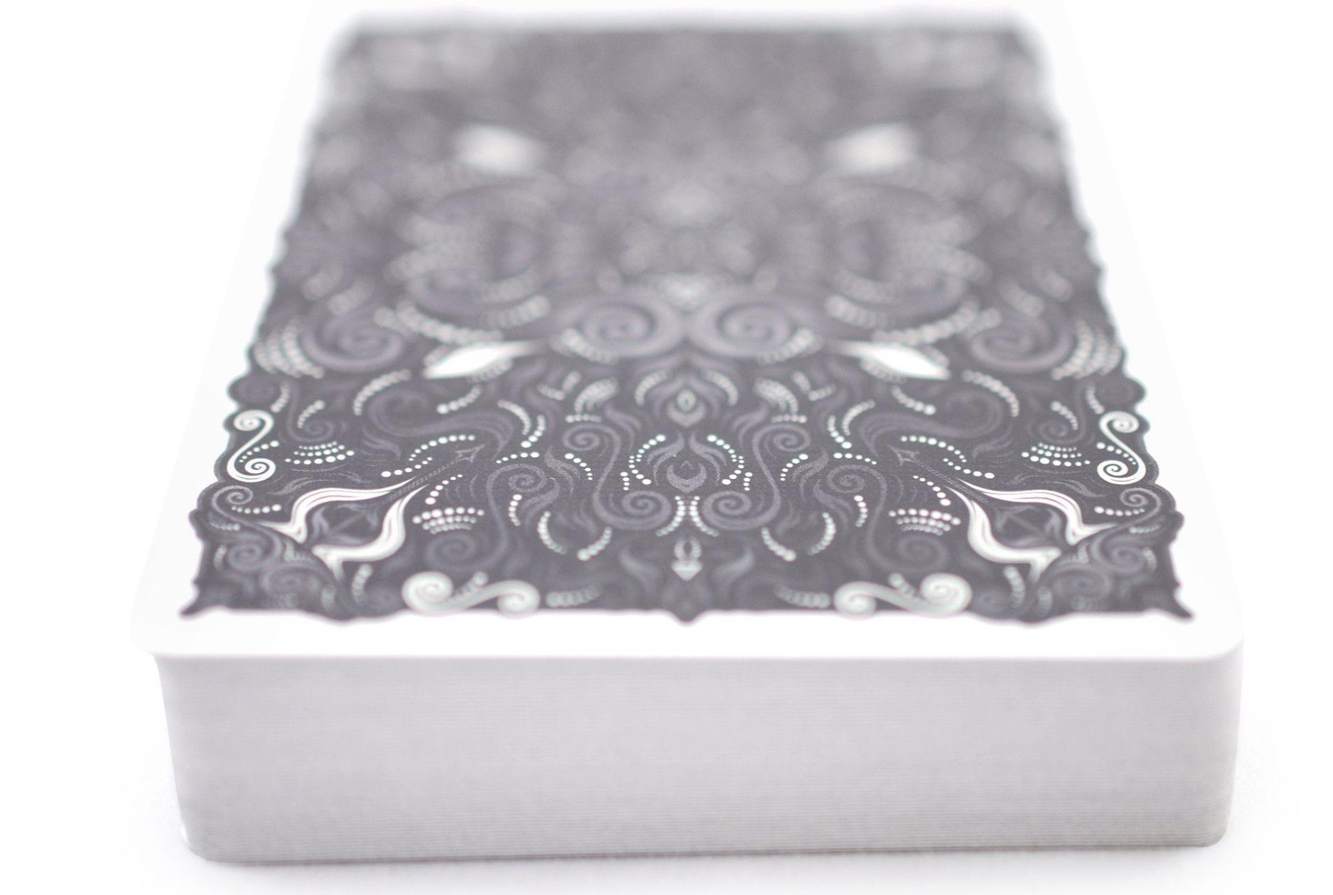 V2 LUXX® Shadow Edition Silver Playing Cards by LUXX
