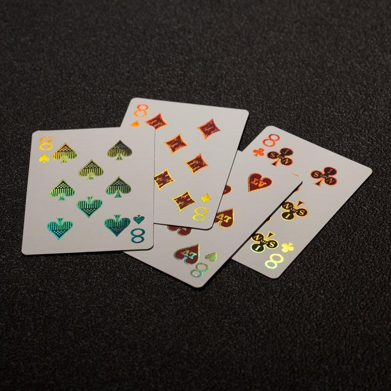 Vegas Diffractor - Gold Metal Playing Cards by VXD Gaming