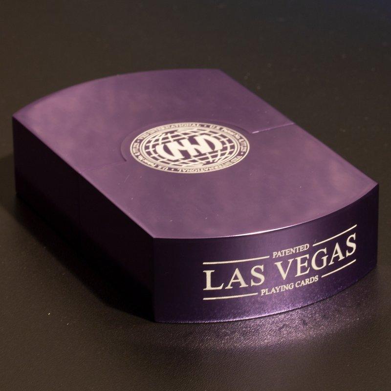 Vegas Diffractor - Ultraviolet Metal Playing Cards by VXD Gaming
