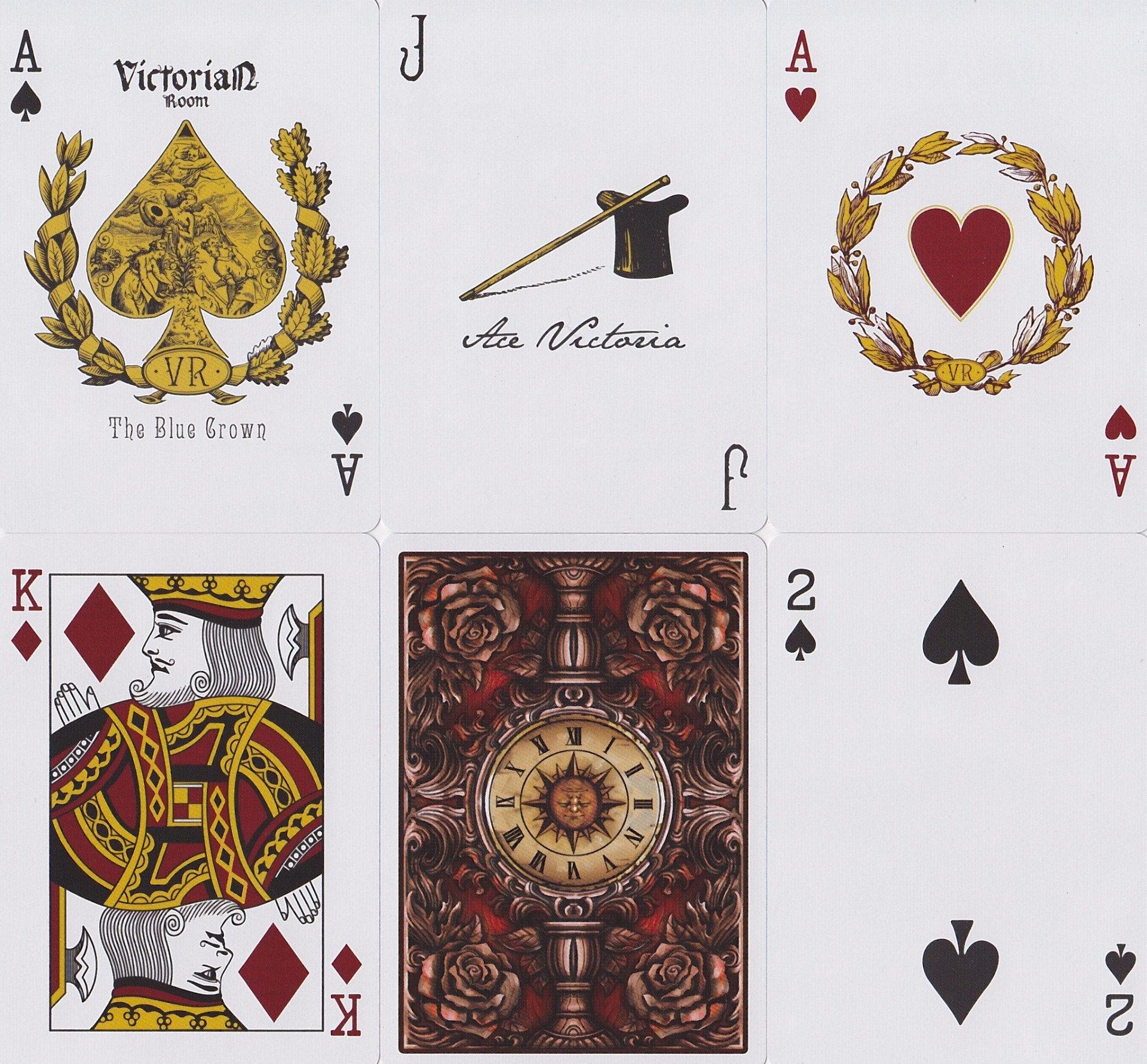 Victorian Room Playing Cards by The Blue Crown