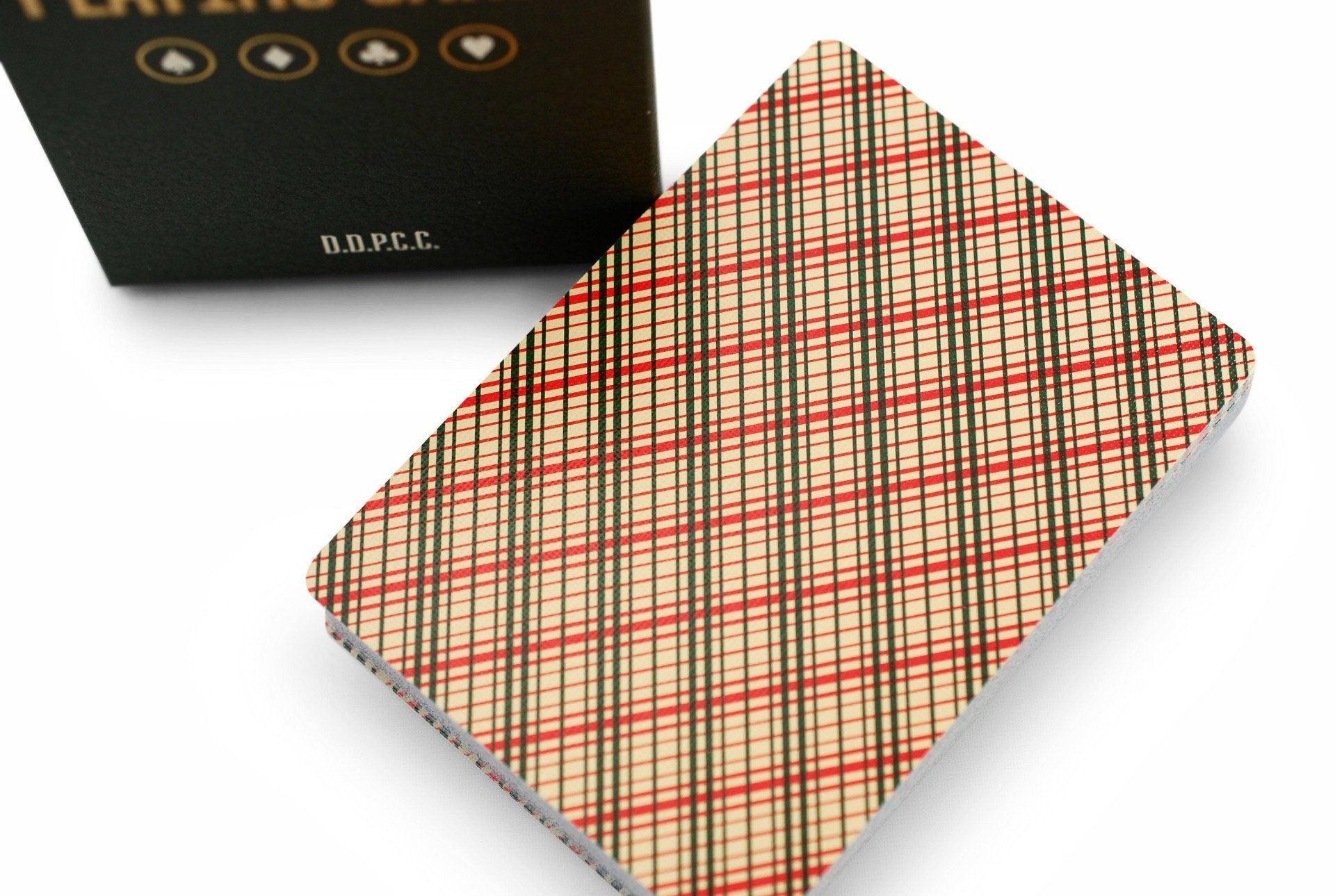 Vintage Plaid Playing Cards by Dan & Dave