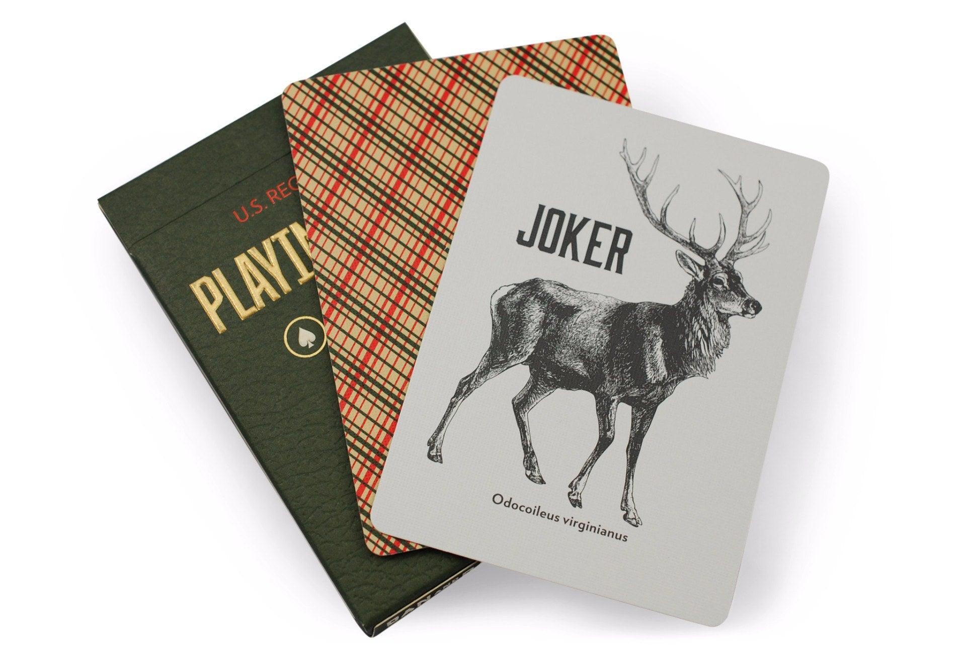 Vintage Plaid Playing Cards by Dan & Dave