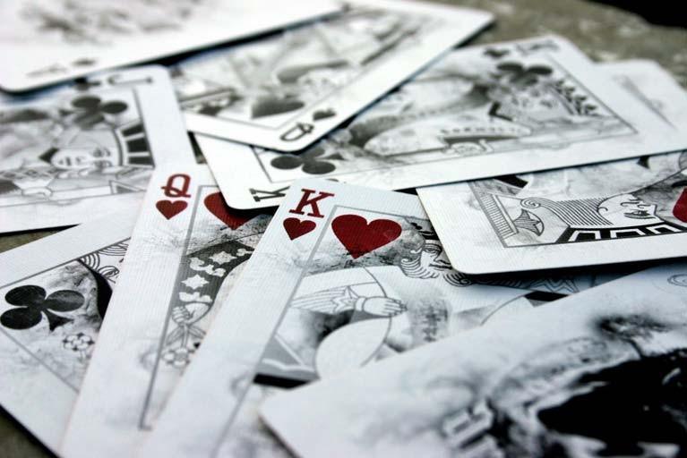 White Arcane Playing Cards*