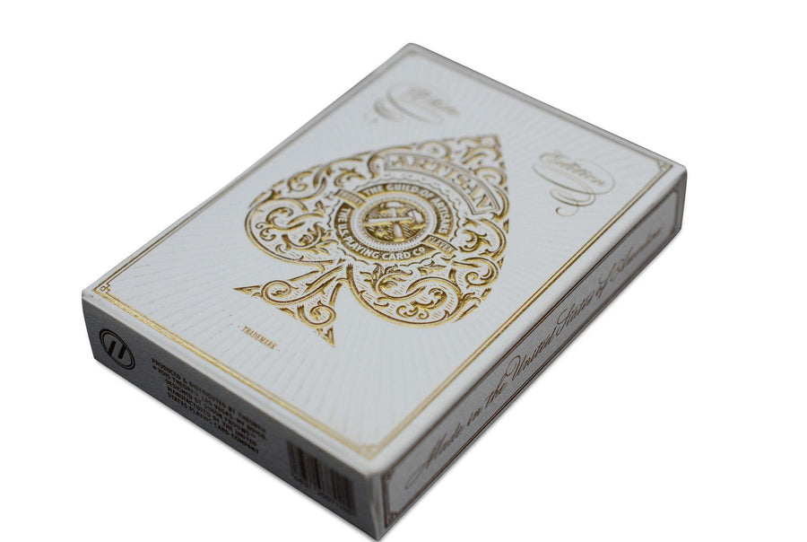White Artisans Playing Cards by Theory11