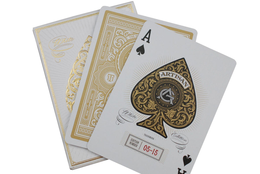 White Artisans Playing Cards by Theory11