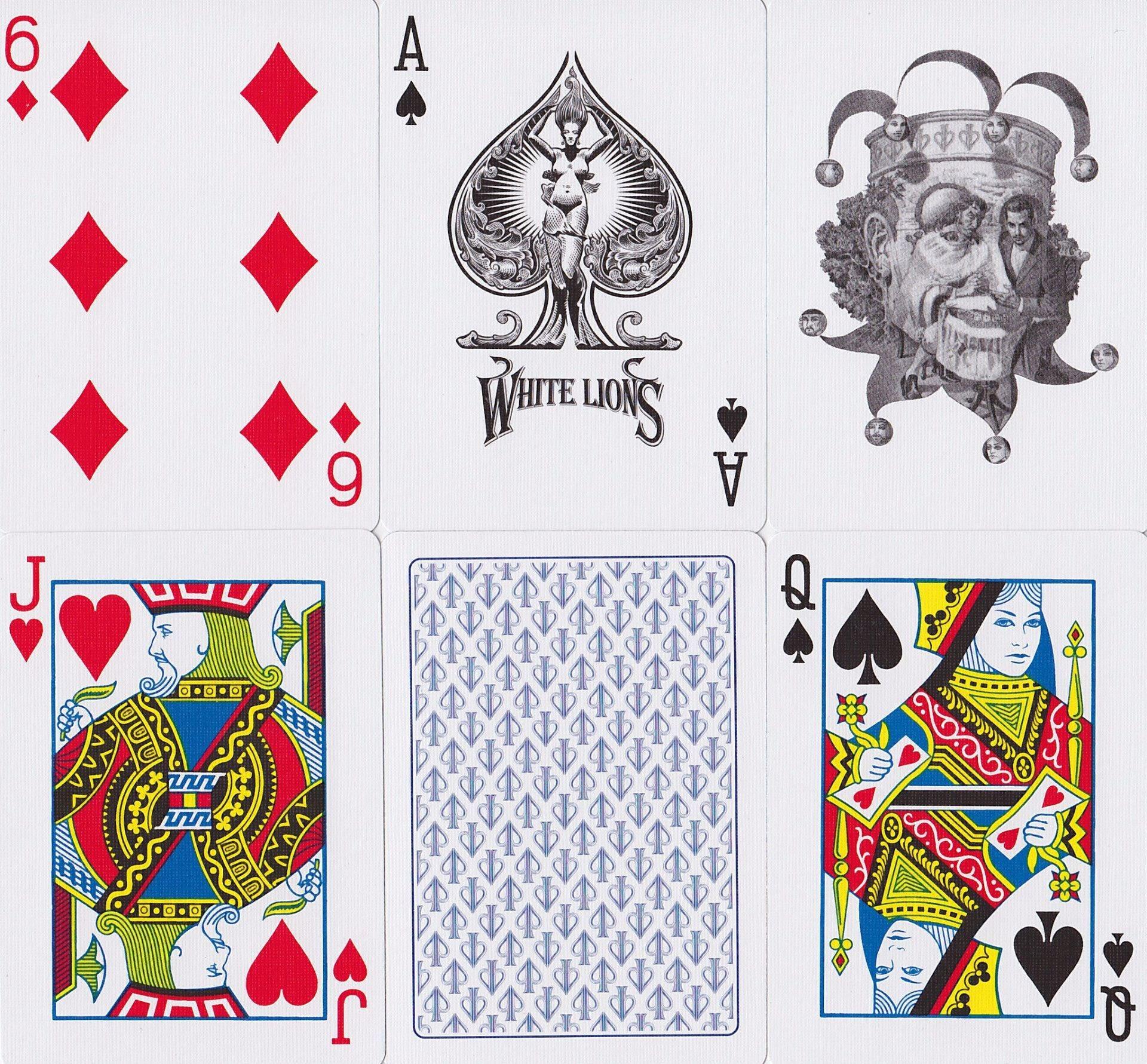 White Lions Playing Cards* Playing Cards by David Blaine