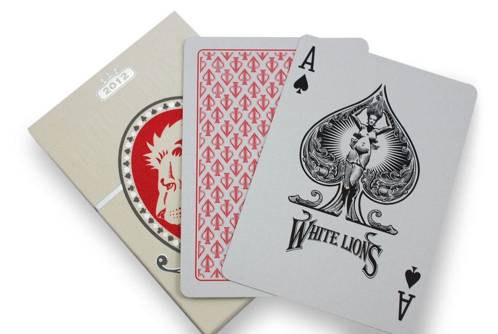 White Lions Playing Cards* Playing Cards by David Blaine