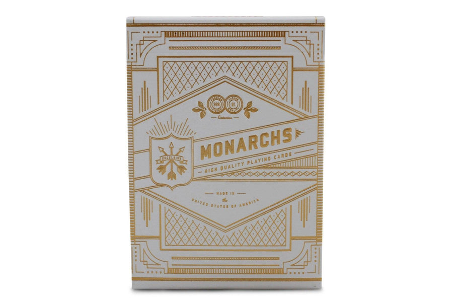 White Monarchs Limited Ed. Playing Cards by Theory11