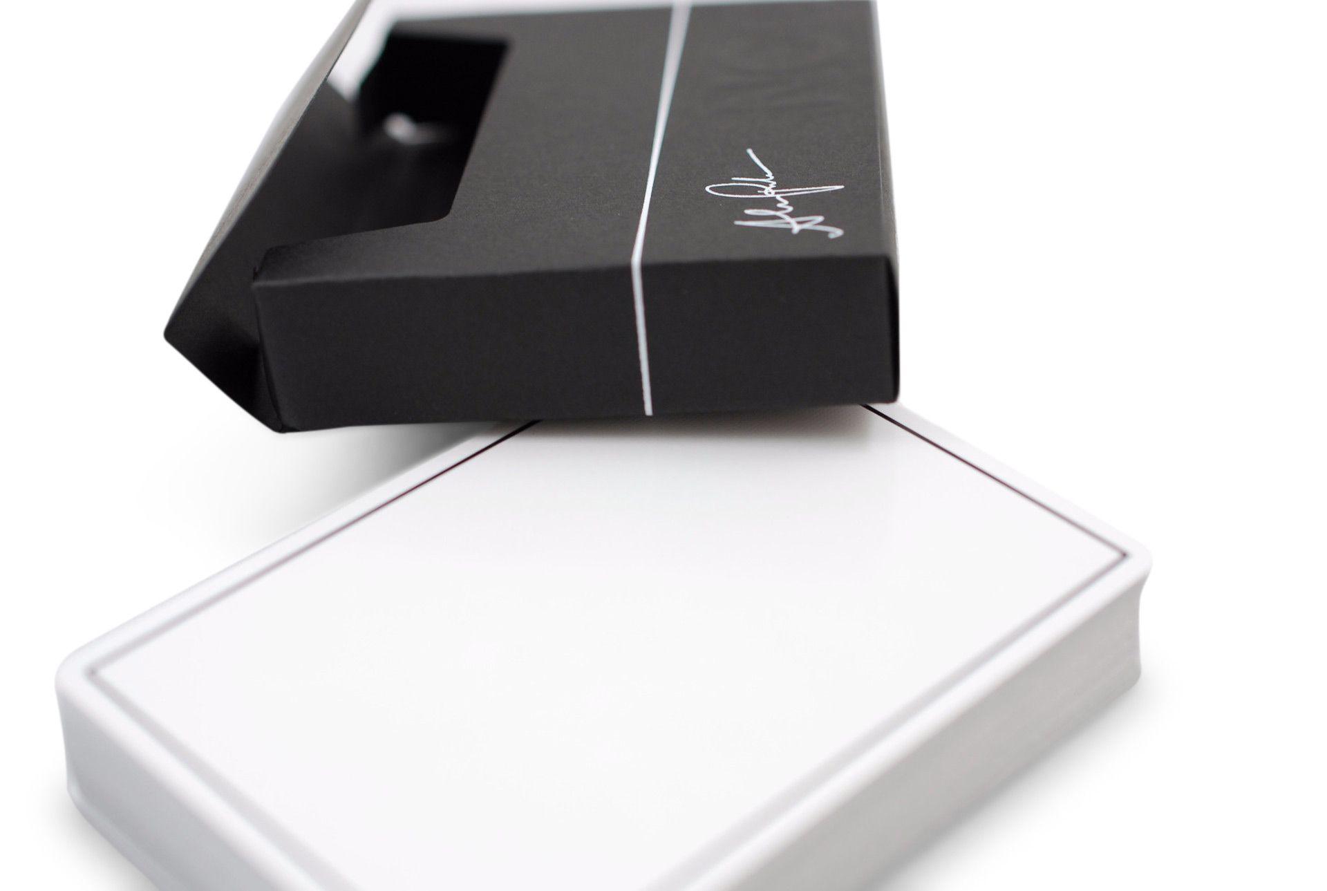 White NOC Playing Cards by The Blue Crown