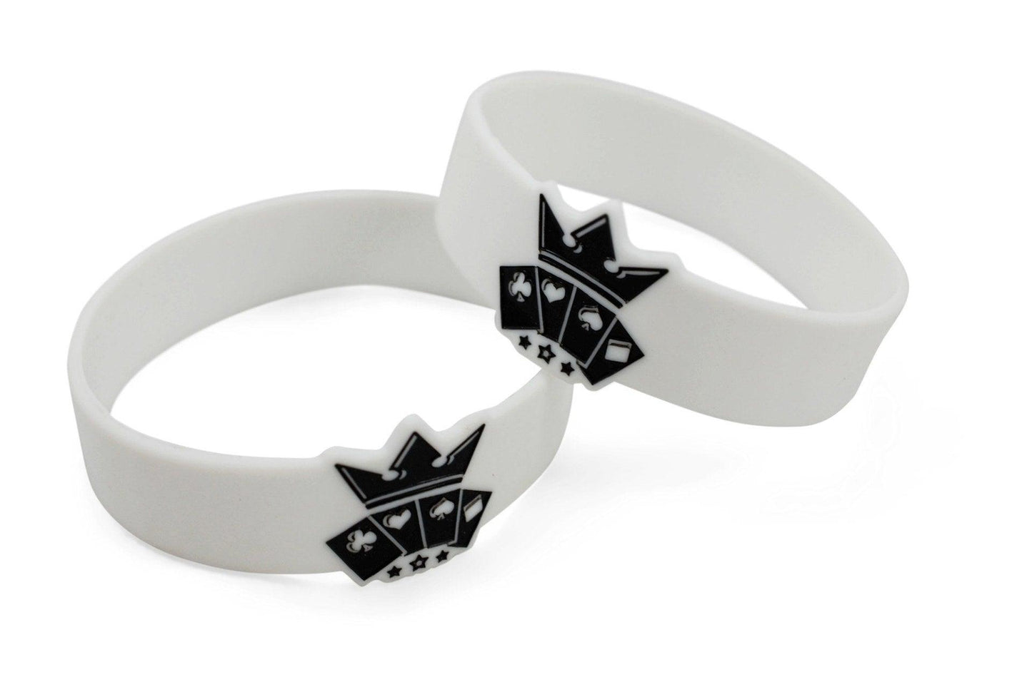 White Wristband Playing Cards by RarePlayingCards.com