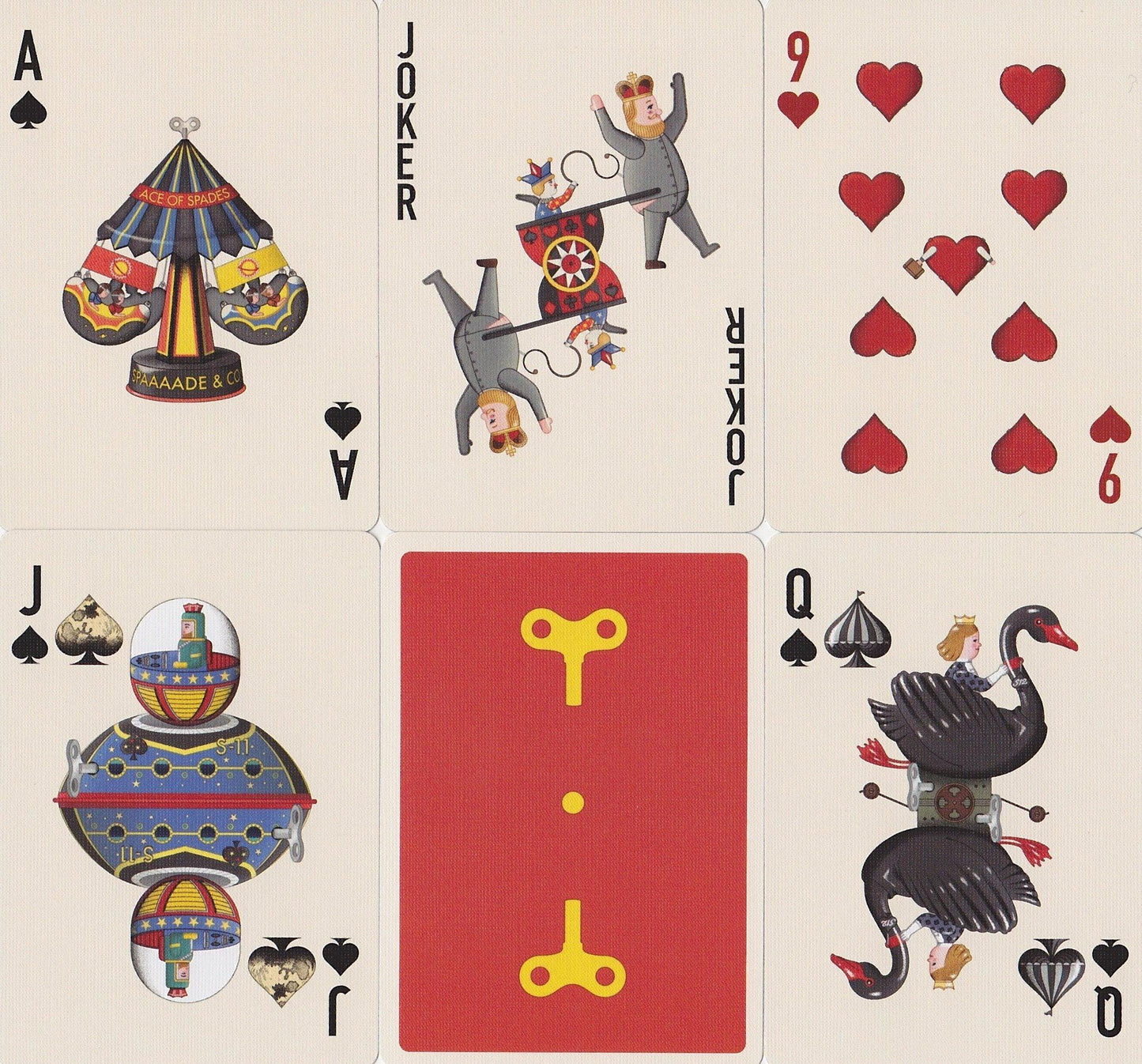 Wind-Up Playing Cards by US Playing Card Co.