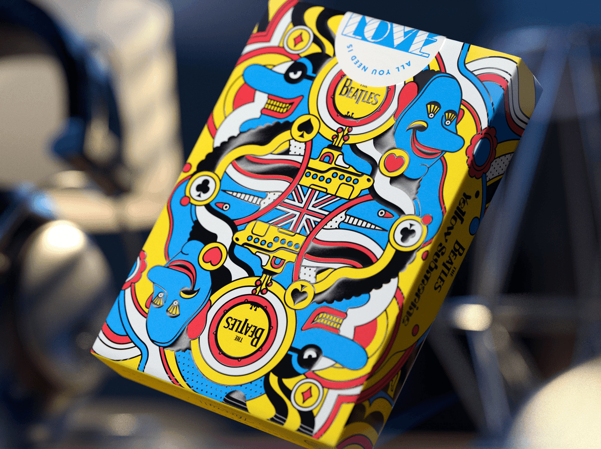 The Beatles Playing Cards - Yellow Submarine Playing Cards by Theory11